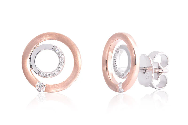 Geometric Circle Earrings