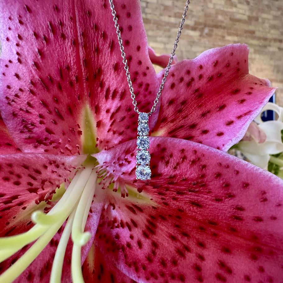 CZ Line Pendant