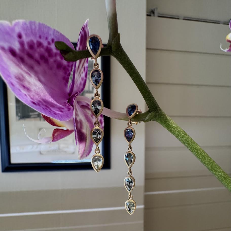 Ombre Sapphire Dangles