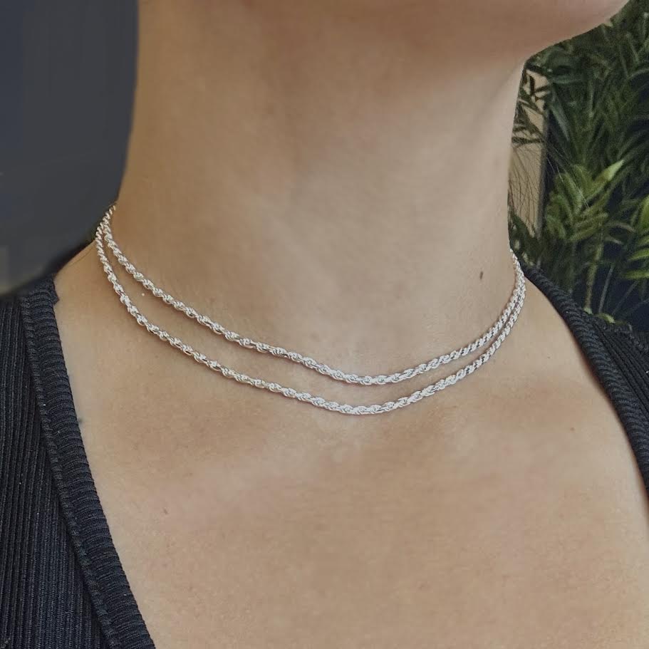 Diamond Cut Rope Chain