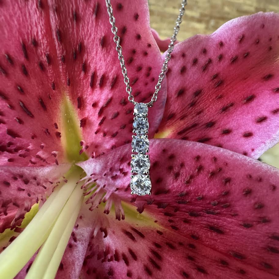 CZ Line Pendant