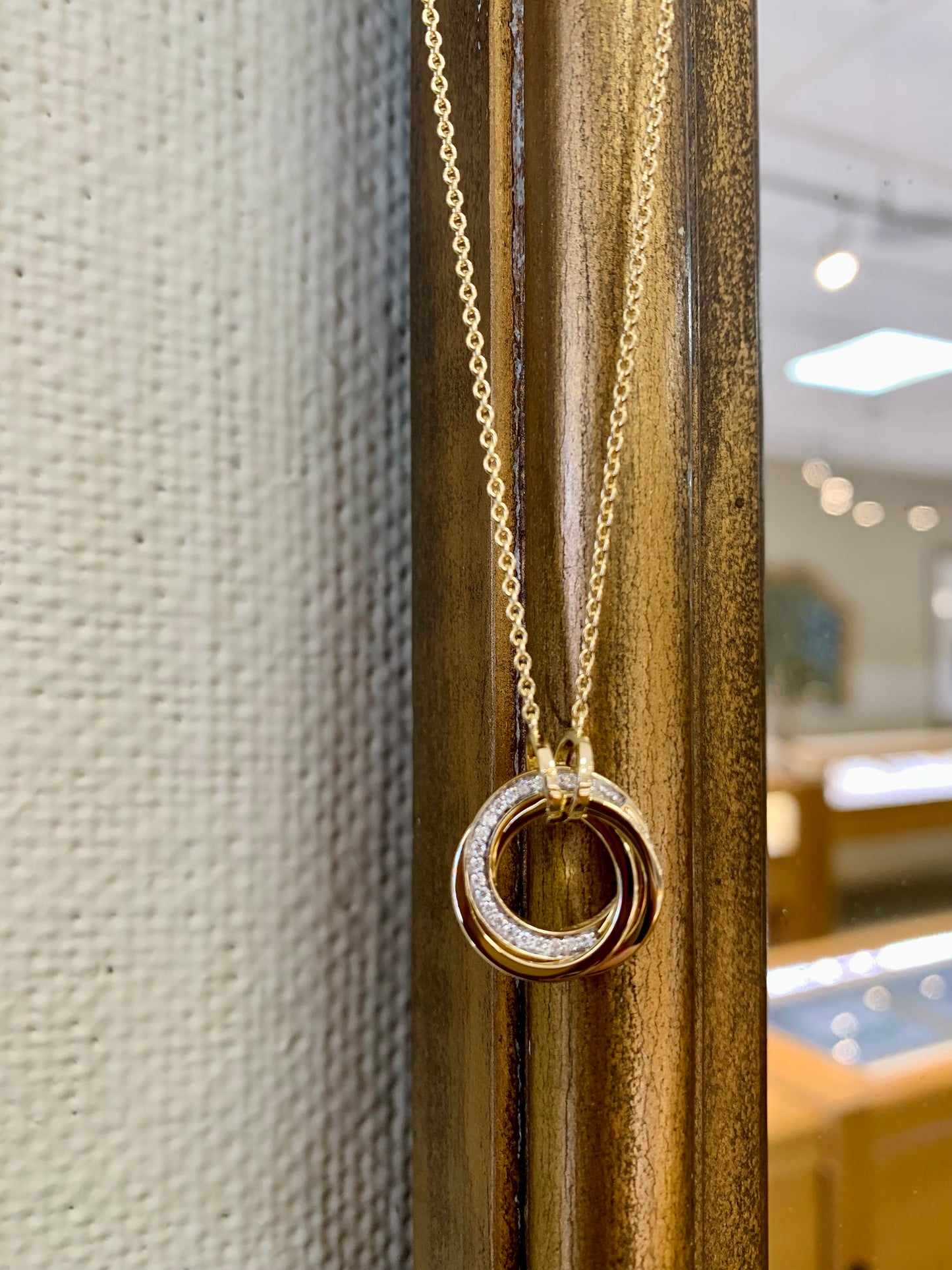 Double Circle Necklace