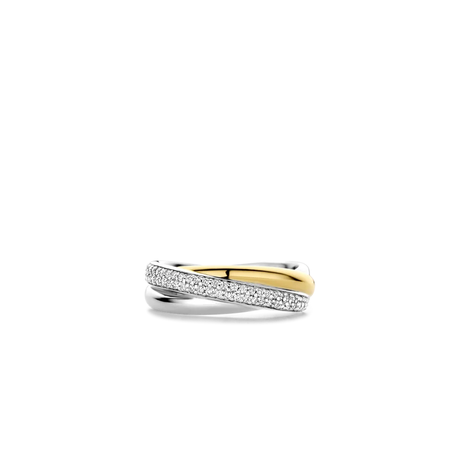 CZ Crossover Ring