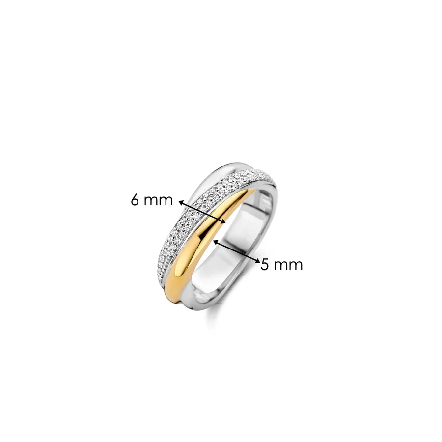 CZ Crossover Ring