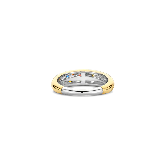 Scatter CZ Dome Ring