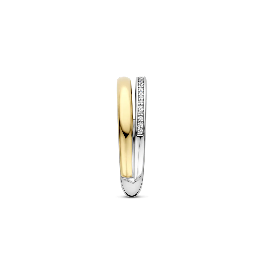 'Duo' CZ Ring