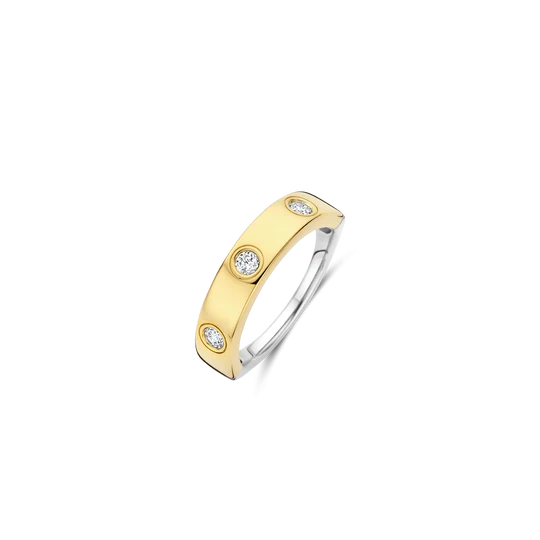 "Clarissa" Flush Set CZ Band