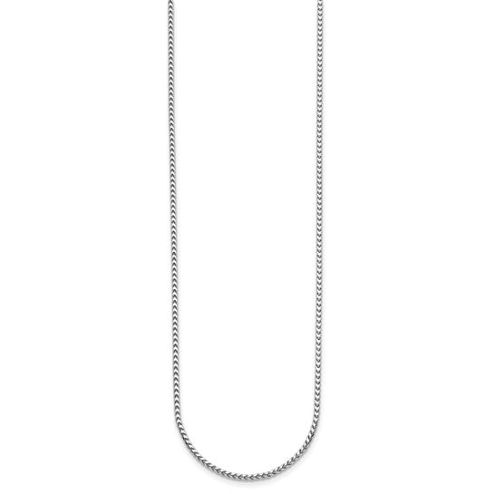 Franco link Chain, White
