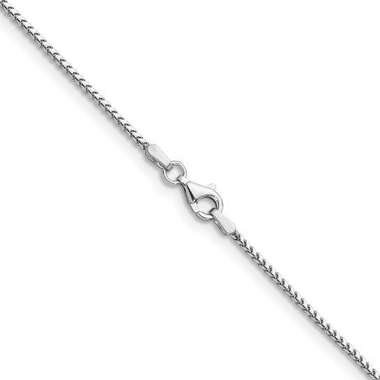 Franco link Chain, White