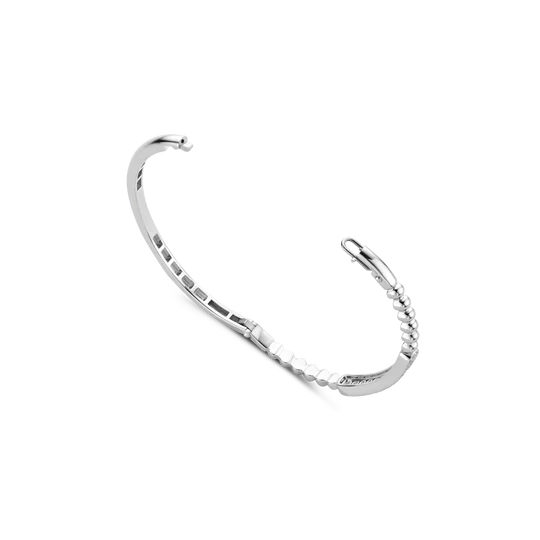 Bead Detail CZ Center Bangle
