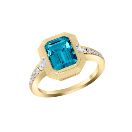 Stanton Color London Blue Topaz Ring