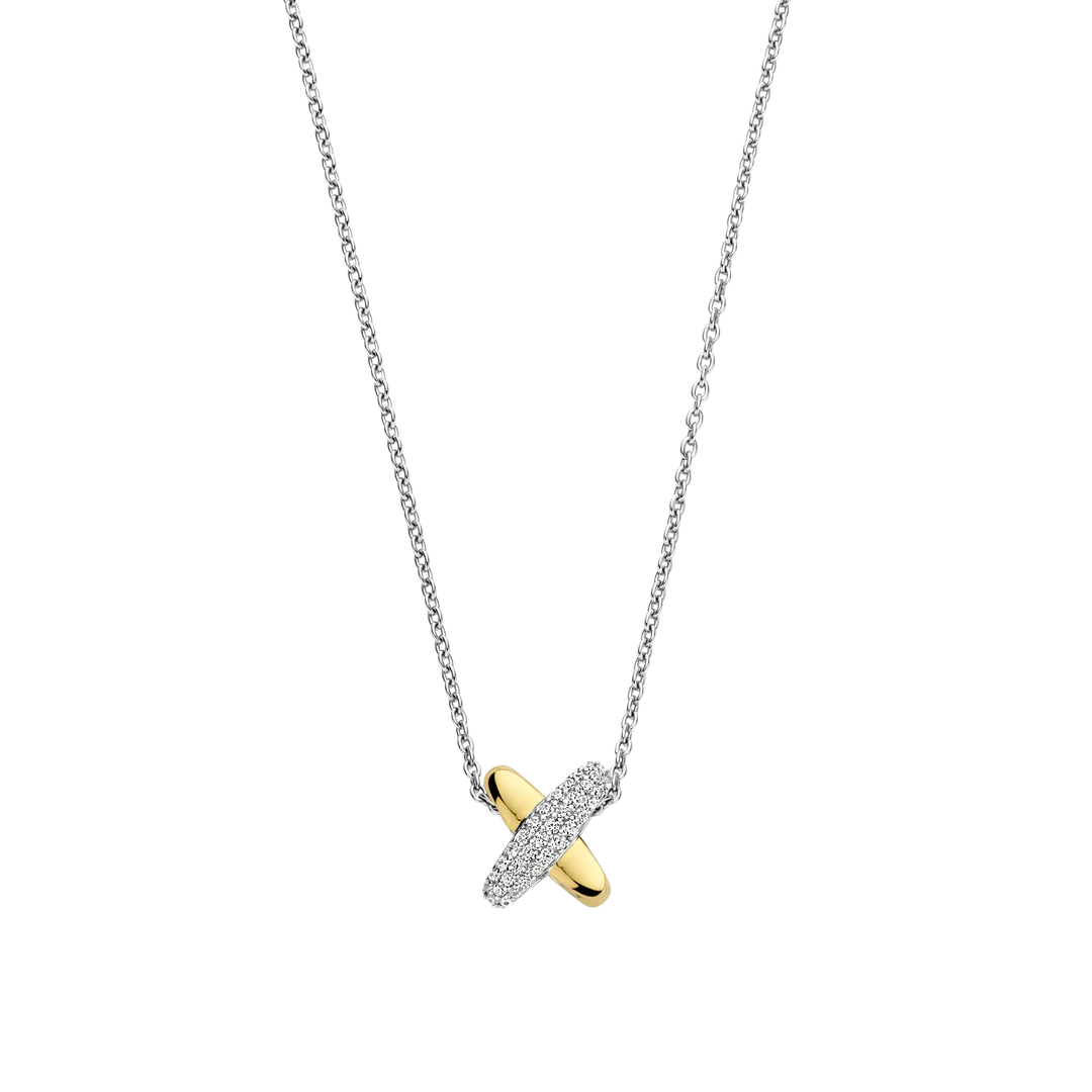 "X" Pavé Necklace