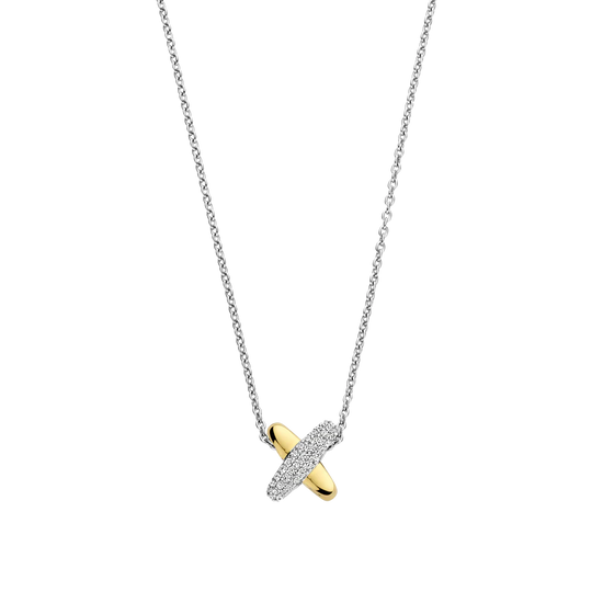"X" Pavé Necklace