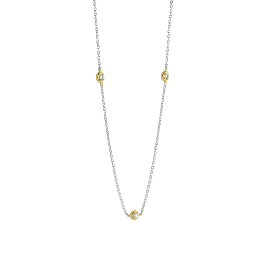 CZ Station Necklace