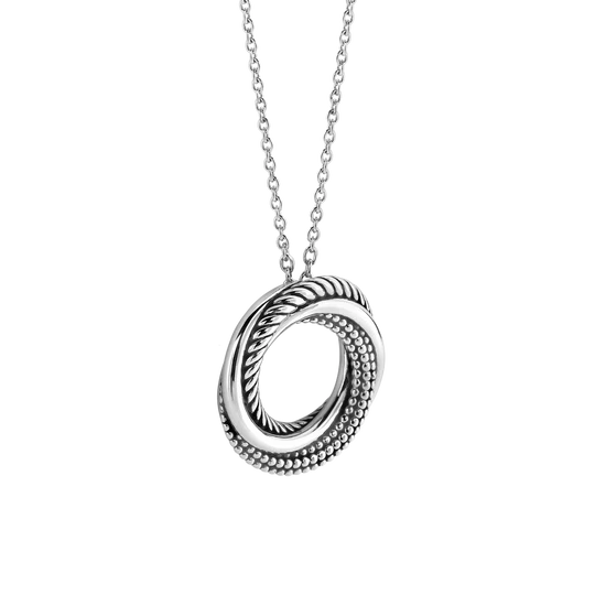 Twist Circle Necklace