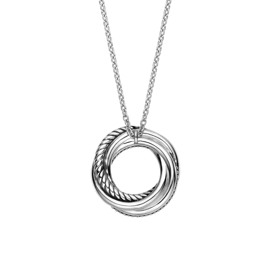 Twist Circle Necklace