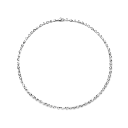 Mix Shape CZ Necklace