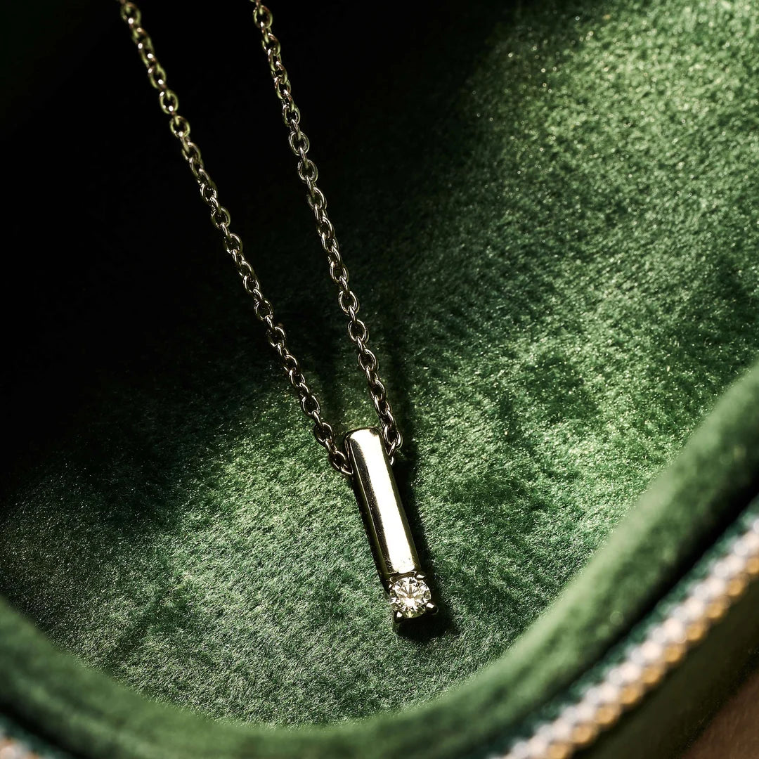 CZ Bar Necklace