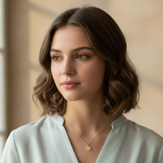 Diamond Cut Heart Necklace