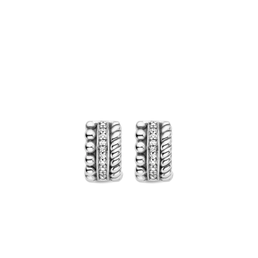 Braided Bangle Huggie Earrings