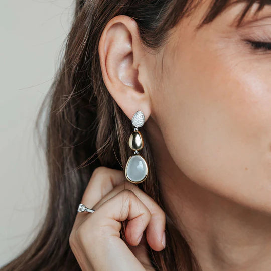 "River Rock" Drop Earrings