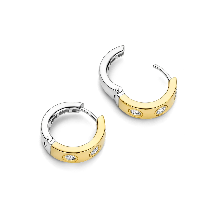 Flush CZ Hoops