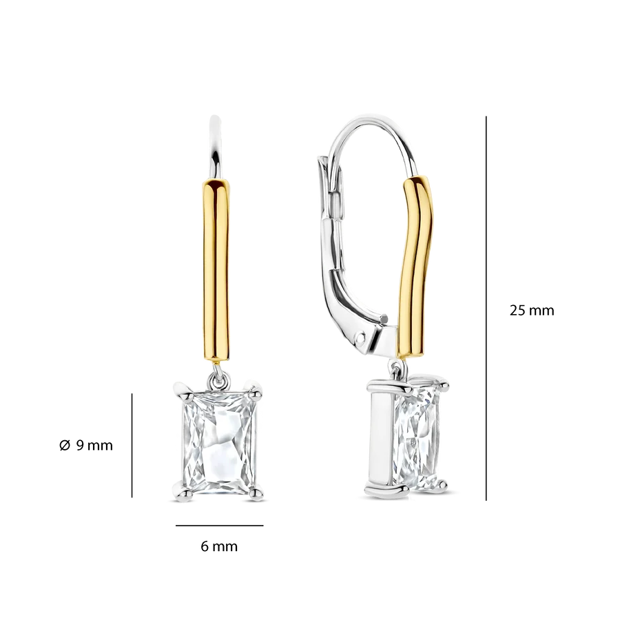 Leverback CZ Dangles