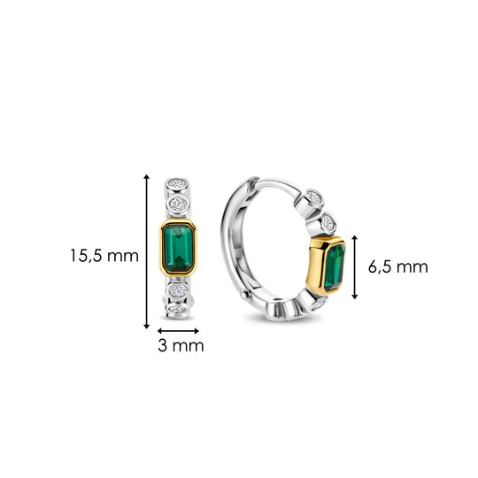 Emerald CZ Center Huggies