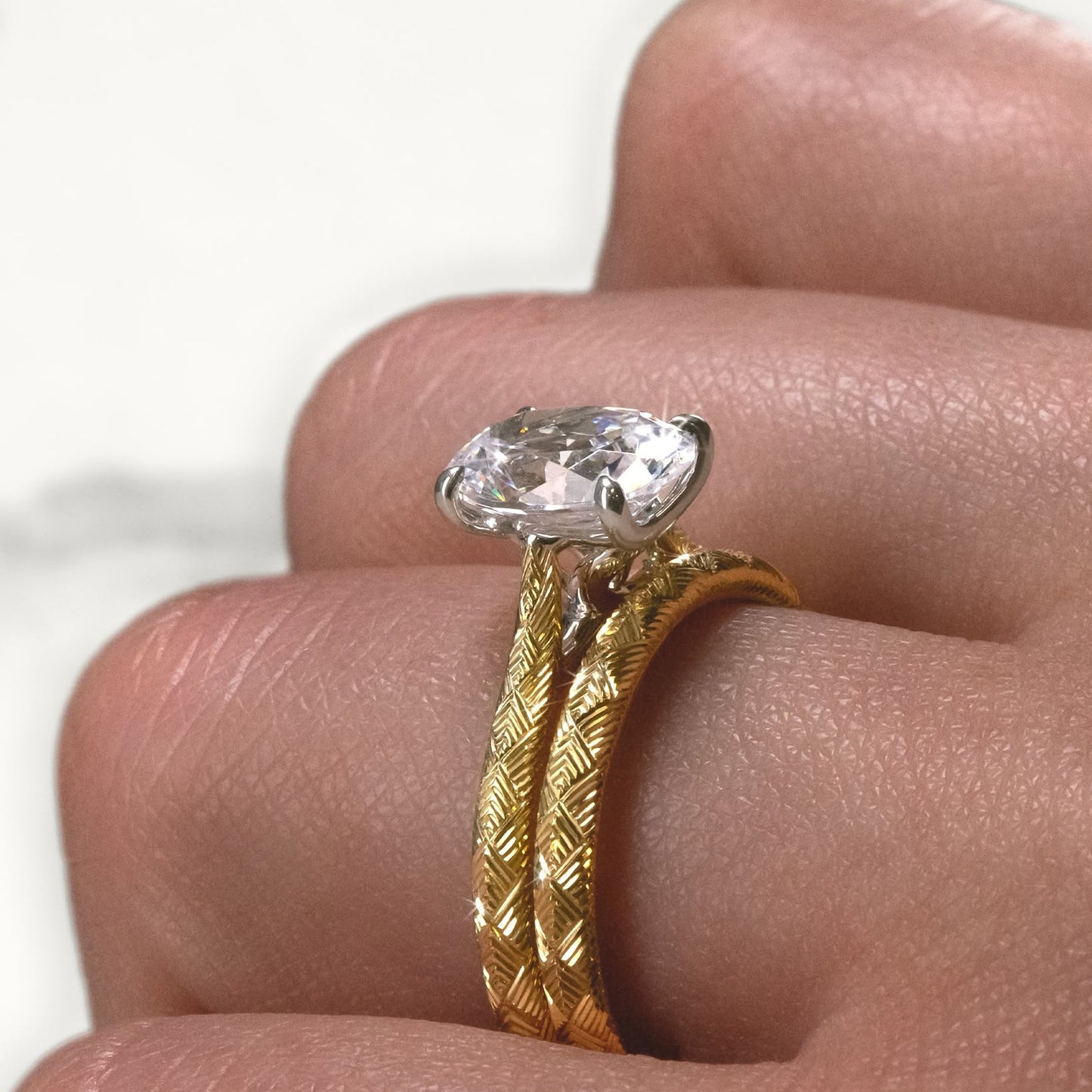"Thea" Engraved Band