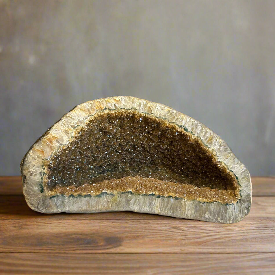 Mocha Druzy Geode