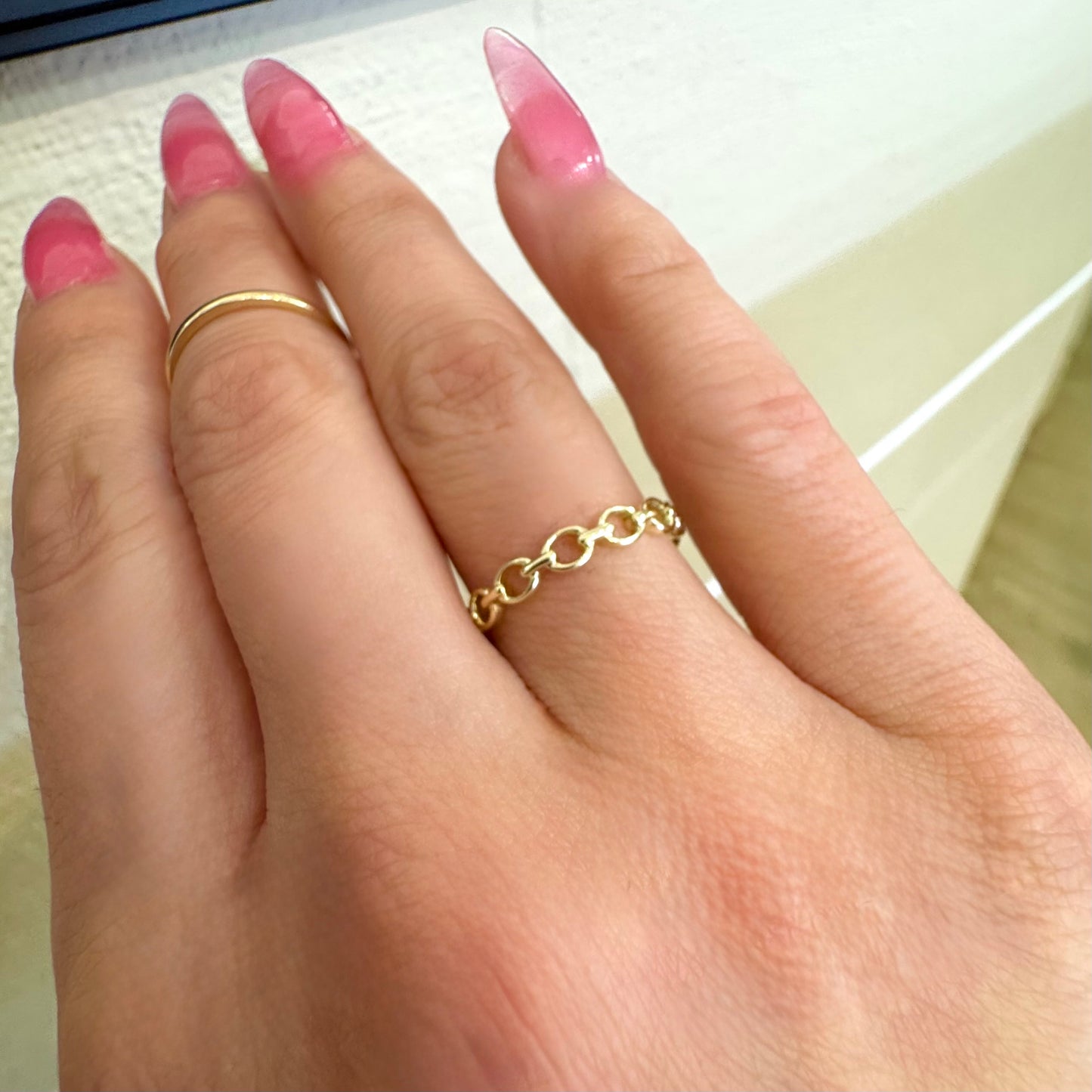 Oval Link Ring