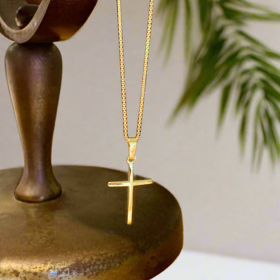 Thin Cross Necklace