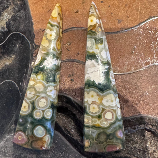 Orbicular Jasper Pair