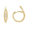 Triple Diamond Hinge Earring