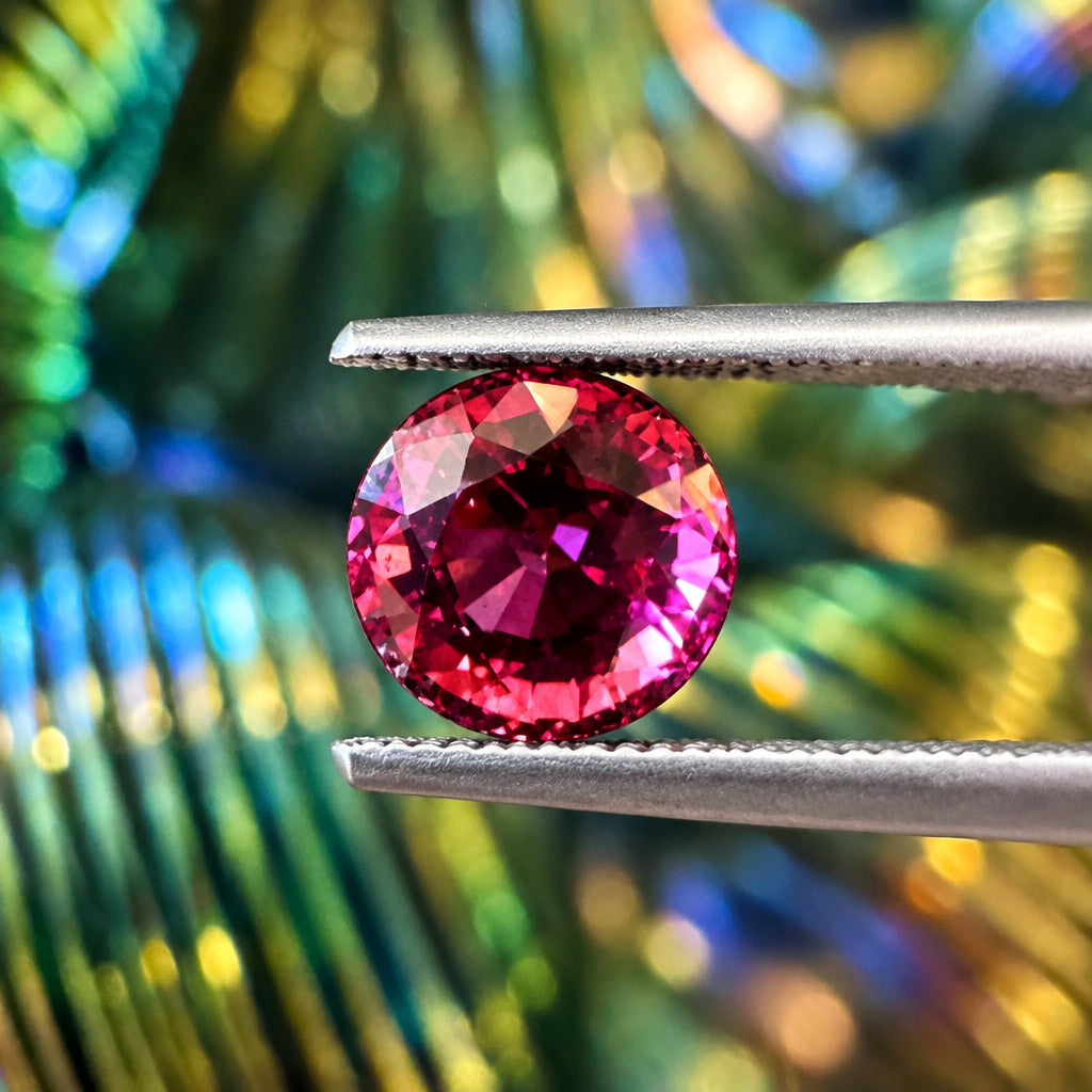 Round Pink Sapphire