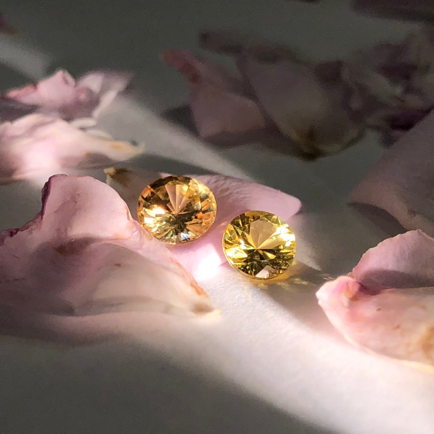 Round Yellow Sapphire