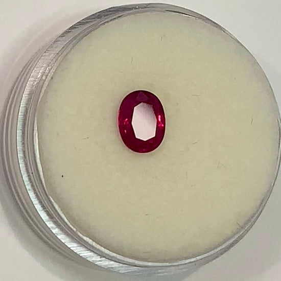 Ruby Oval 0.79cts, 1.02cts