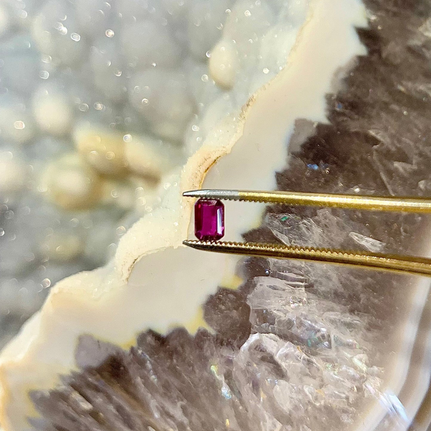 Ruby Emerald Cut,0.27ct