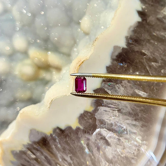 Ruby Emerald Cut,0.27ct