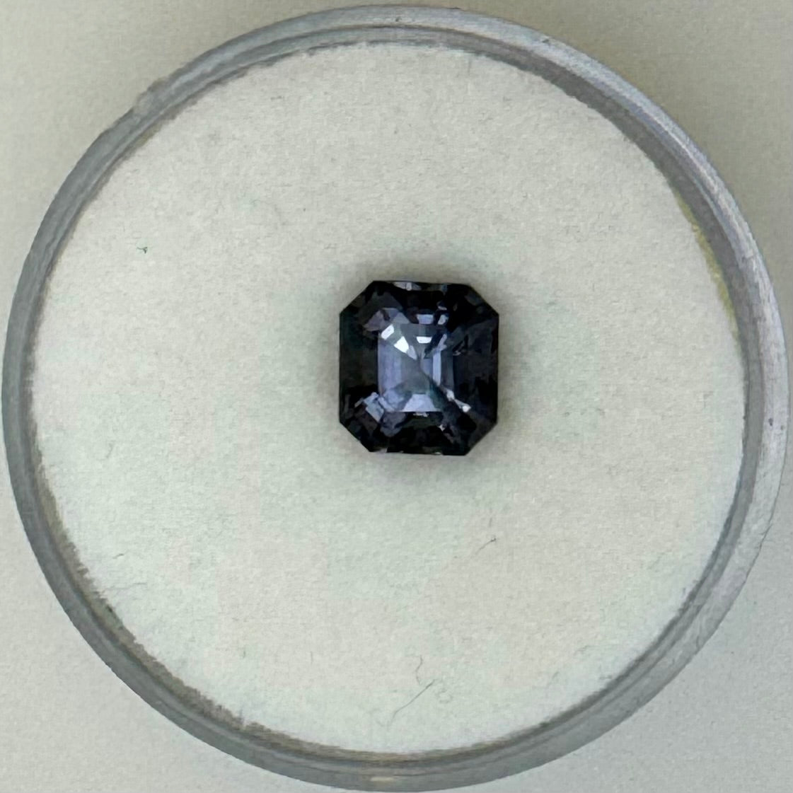Asscher Cut Grey Spinel, 1.38ct