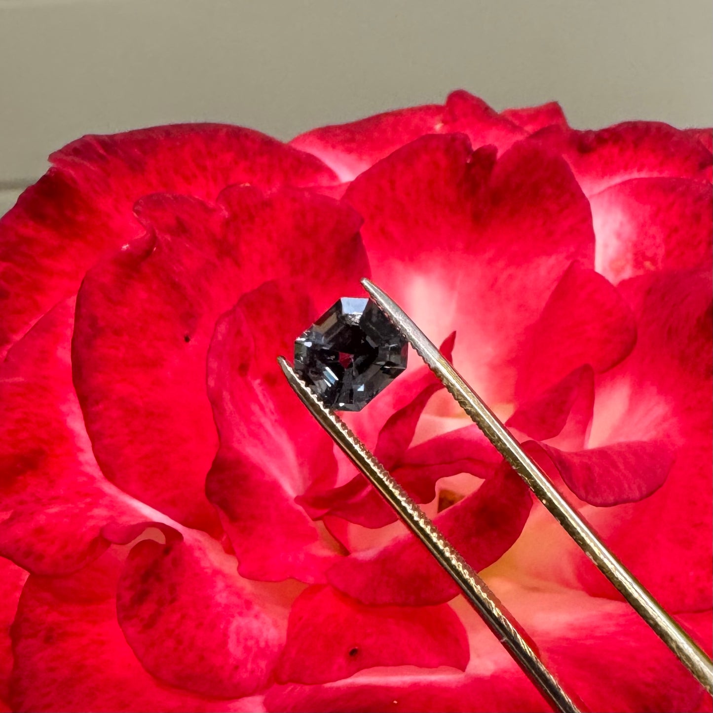 Asscher Cut Grey Spinel, 1.38ct