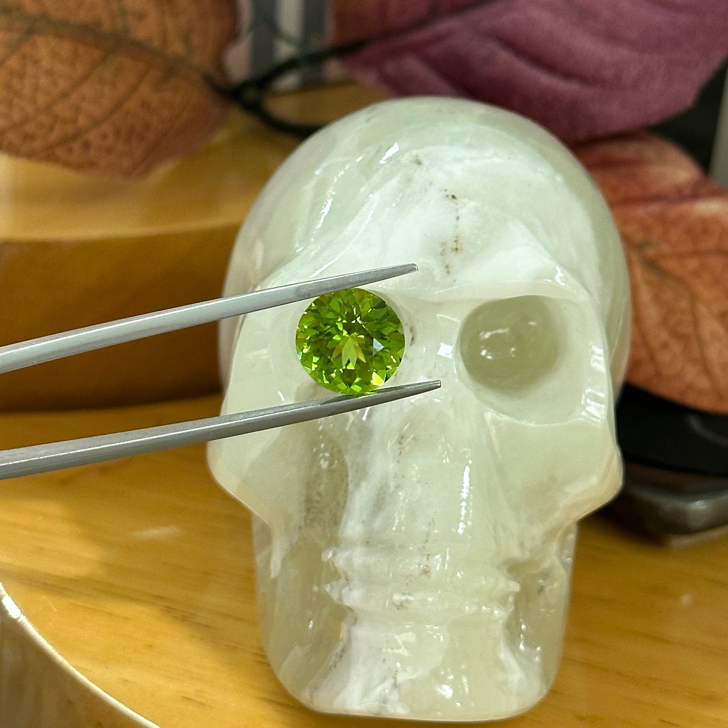 Round Peridot, 5.07ct