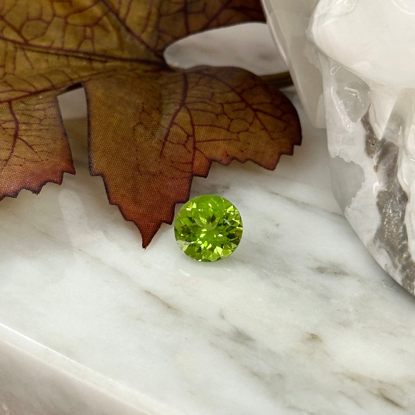 Round Peridot, 5.07ct