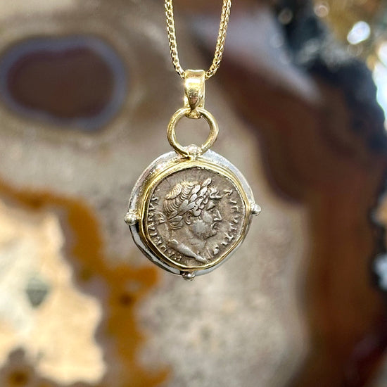 AR Denarius Hadrian Coin Pendant
