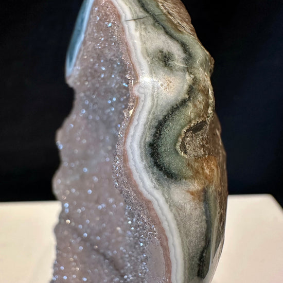 Light Mocha Druzy Geode