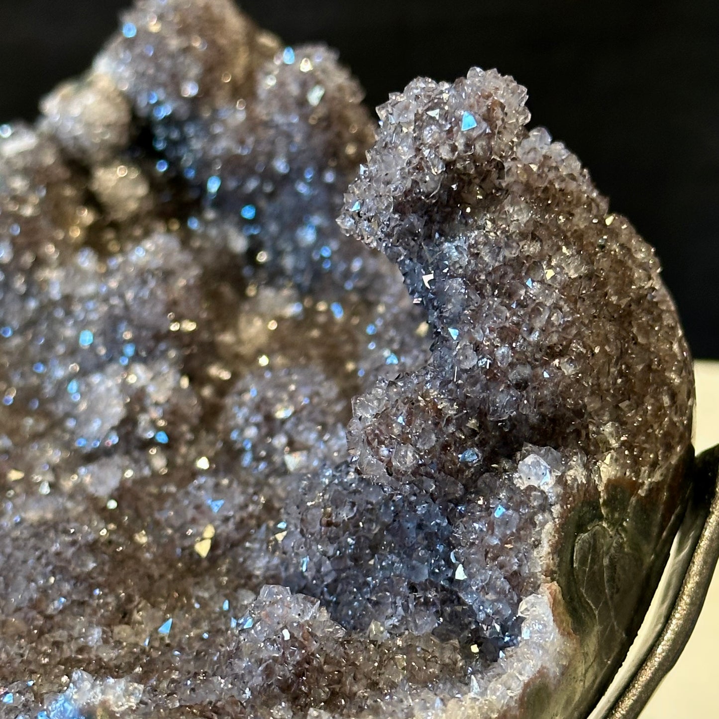 Stalagmite Quartz Geode