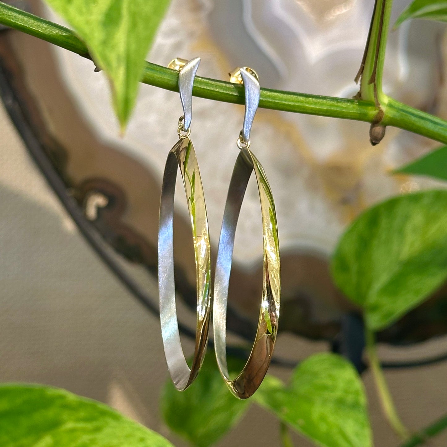 "Bubble" Drop Earrings