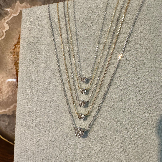 Nina Solitaire Diamond Necklace