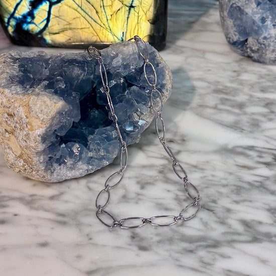 Open Oval Link Necklace