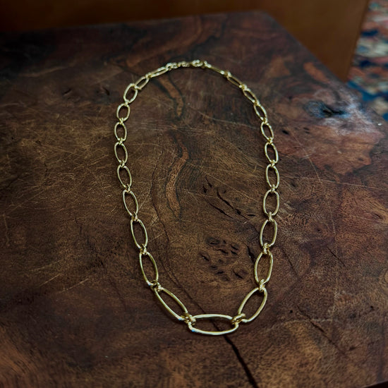 Open Oval Link Necklace